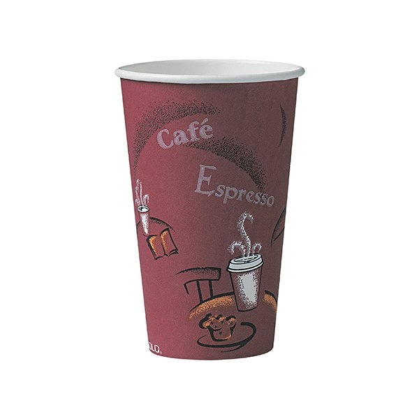Bsc Preferred Solo Paper Hot Cups - 16 oz., Bistro Design, 300PK BUY00018584 - main